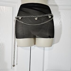 Metal Butterfly Belt